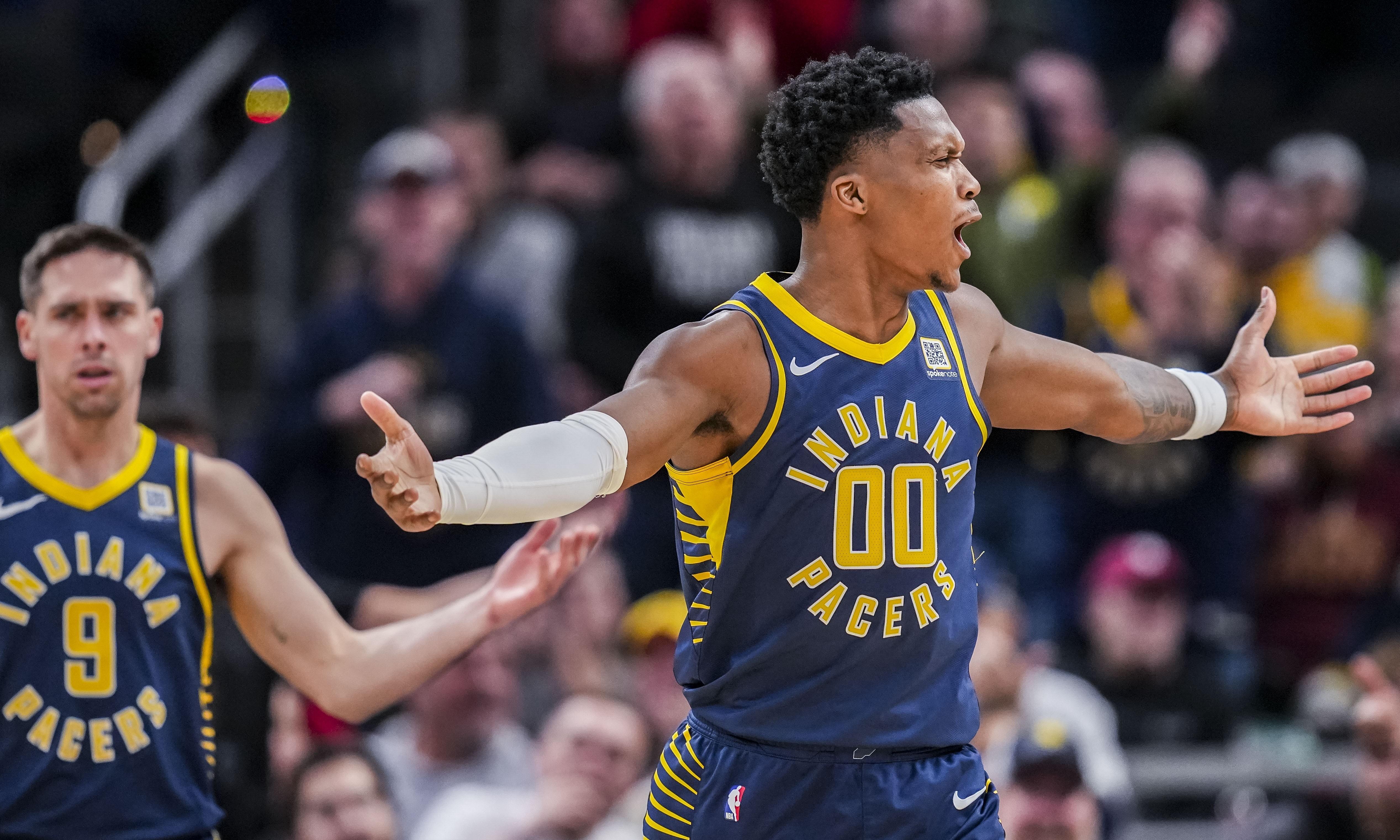 九游体育入口-NBA总决赛赛程吃紧，印第安纳步行者今晚远射贴柱，悬念犹存，赛程密集仍需轮换(nba总决赛赛程表20242025)